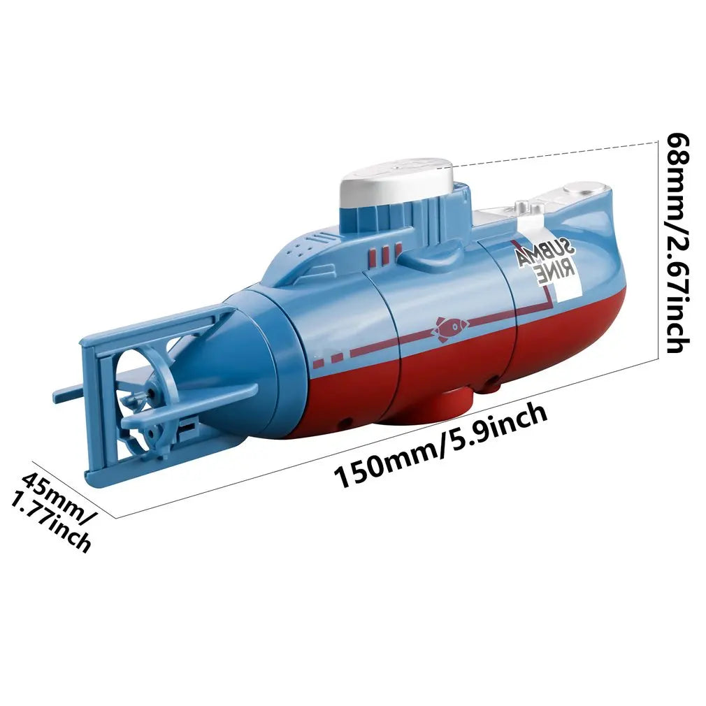 RC Submarine 0.1m/s Speed Remote Control Boat Waterproof Children's