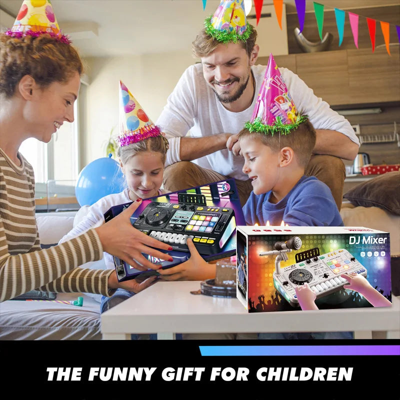 Kids DJ Mixer Toy For Educational Music Learning Play