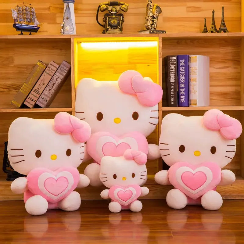 Big Size 30-60cm Sanrio Hello Kitty Cat Plush Dolls Stuffed Animal Toy
