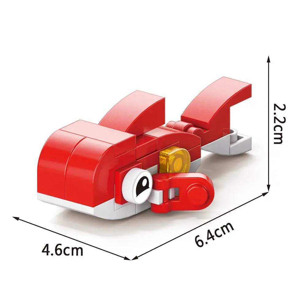Insect World Animals Scorpion Mantis Ants Spider Birds Marine Animal Building Blocks Toys Desktop Ornaments Bricks Kids Gift - ToylandEU