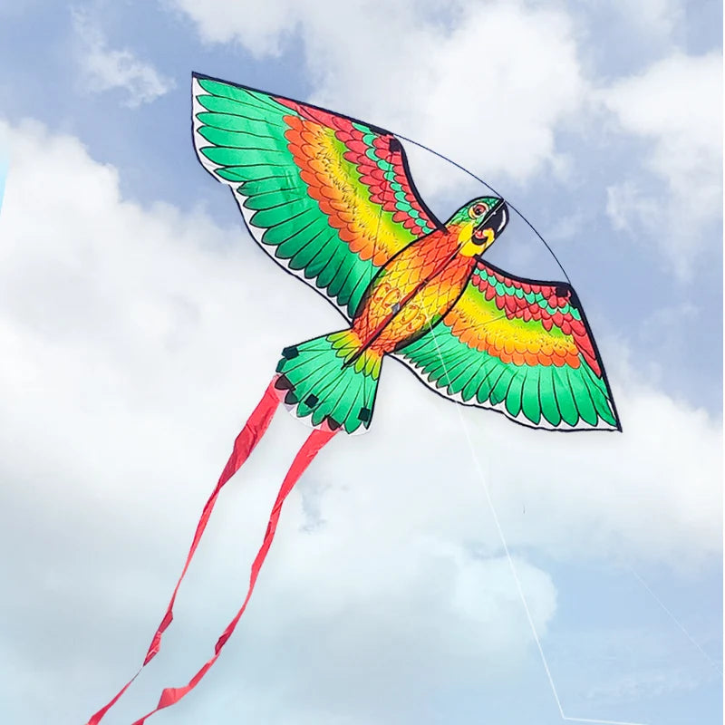 Parrot Kite | 1.1m Wingspan | 100m Line | 1.4m Tail