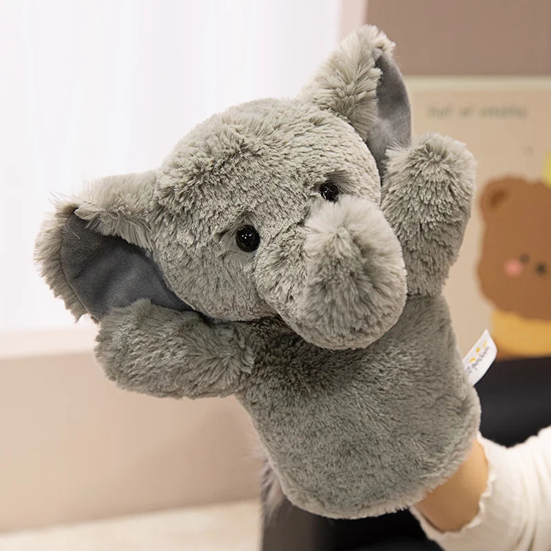 Plush Hand Puppet | Soft Cozy Fabric | 14 Animal Designs | Ages 14 Plus