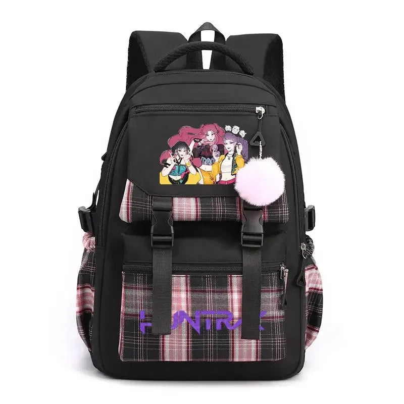 Anime Demon Hunters Backpack Large Capacity Unisex School Bag - ToylandEU