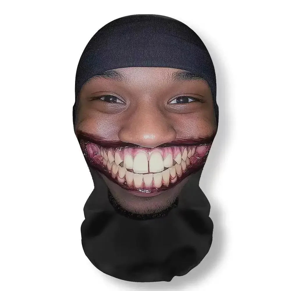 Comedy Costume Mask | Full Face Coverage | Nylon Material | Adult Party Wear
