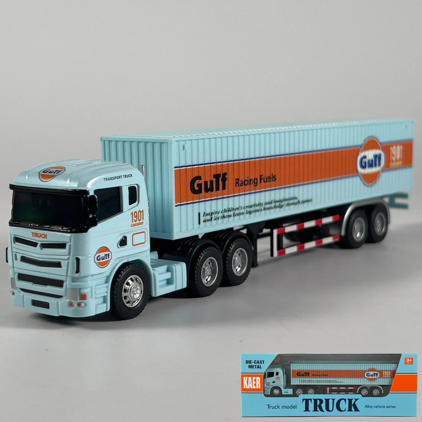 Diecast 1 To 64 Scania Container Truck Movable Joint For Collectors