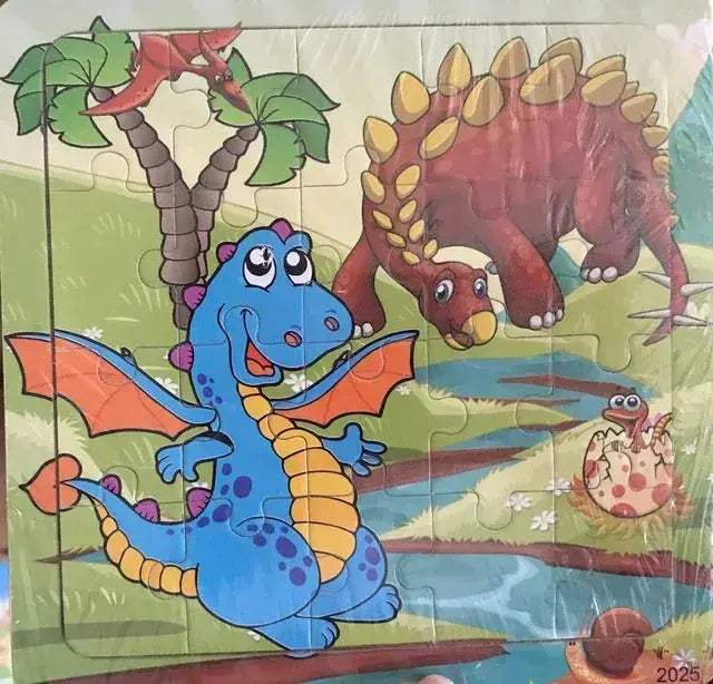 Wooden 3D Puzzle For Kids Ages Three To Six Animals - ToylandEU