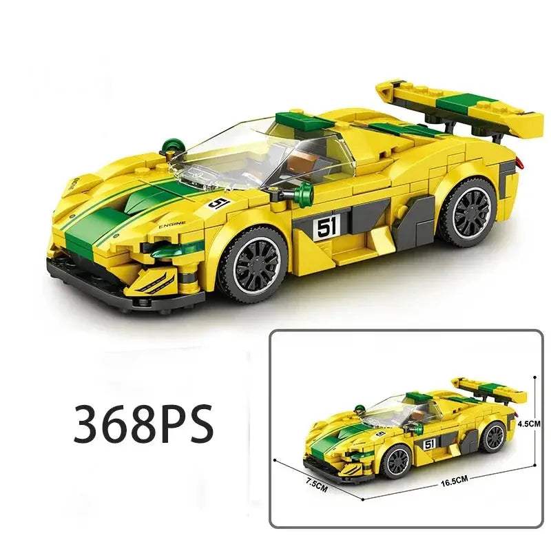 Speed Series Racing Sports Vehiclea Technique Car Supercar Building Blocks Set Bricks Classic MOC Model Toys For Kids - ToylandEU