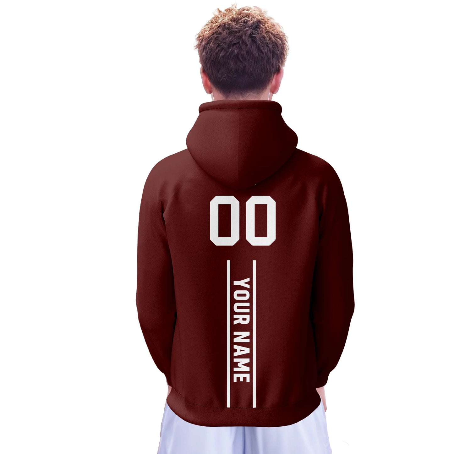 Personalized Washington Football Hoodie - Custom Name & Number Sweatshirt for Men, Women, and Youth Fans