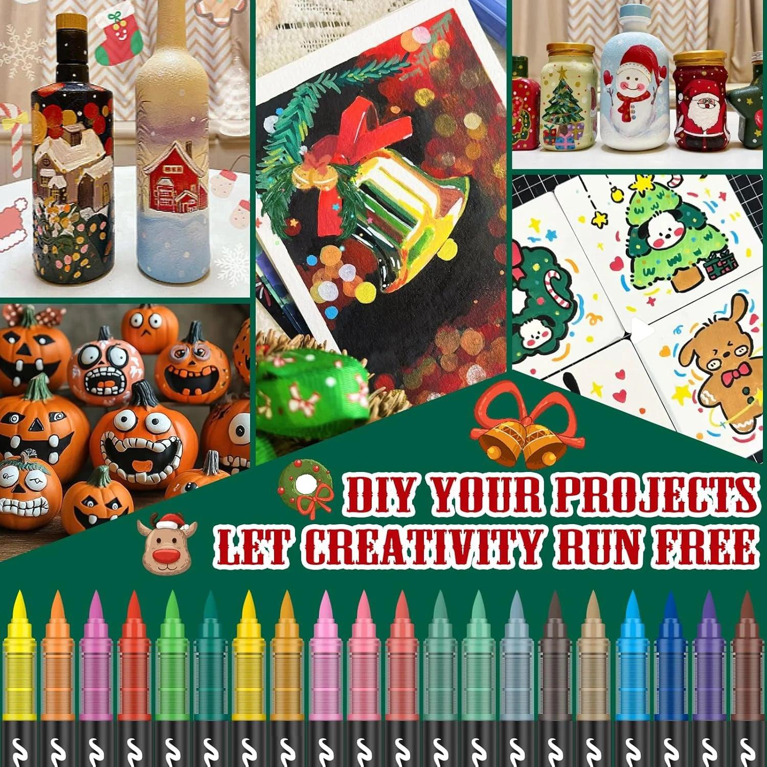 Acrylic Markers | 168 Colors Waterproof | Toylandeu™