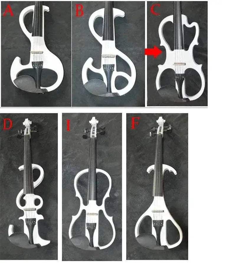 High Grade Black Hand Flash 4/4 Electronic Violin For Beginners - ToylandEU