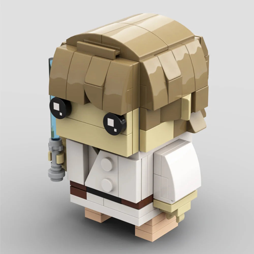 Lukes Skywalkered Brickheadz Building Block - Space Wars-themed Building Set - ToylandEU