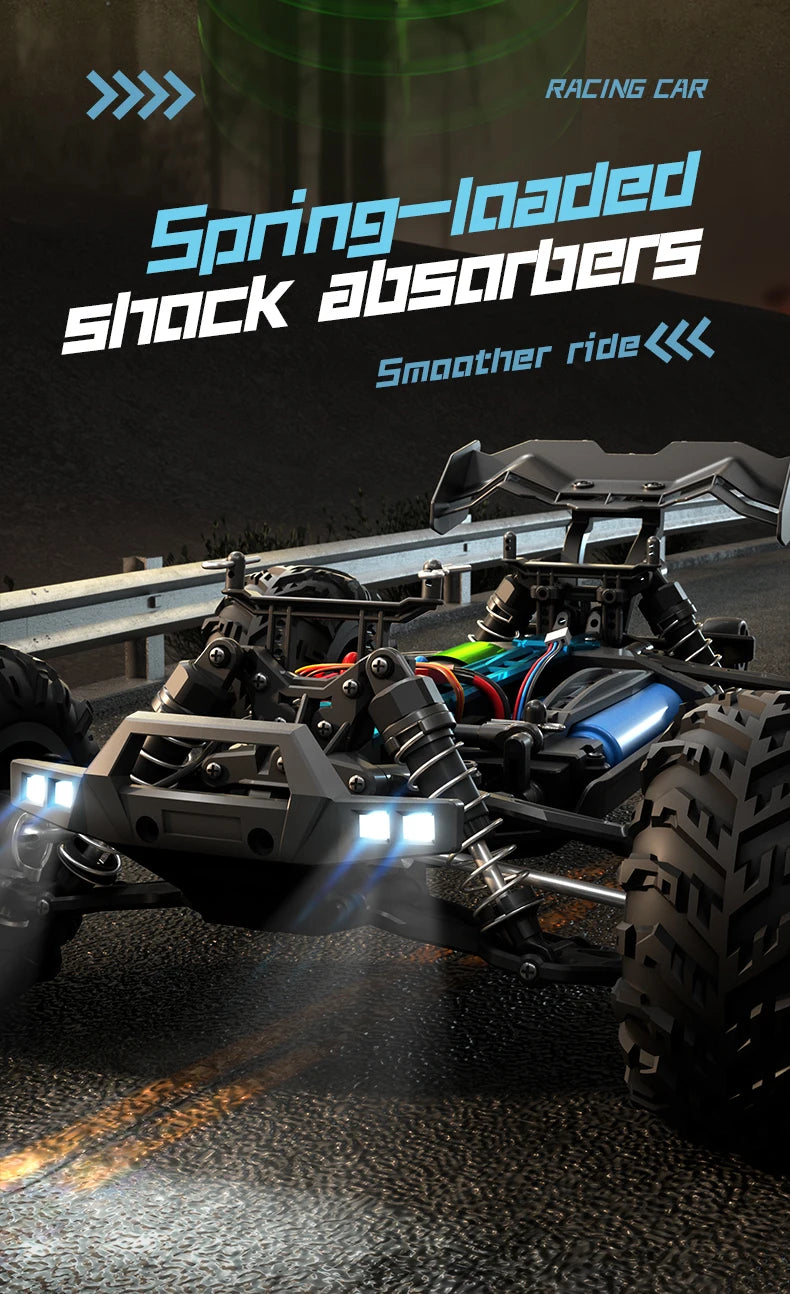 RC SG116 MAX 1:16 High-Speed 4WD RC Drift Racing Monster Truck - 70KM/H Off-Road Remote Control Car for Kids