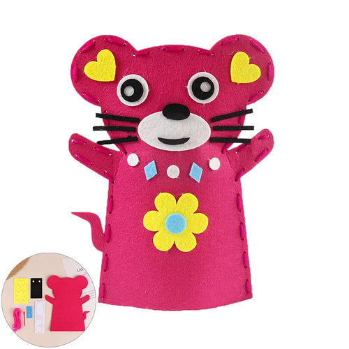 Adorable DIY  Animal Hand Puppet Craft Kit for Children's Early Development ToylandEU.com Toyland EU