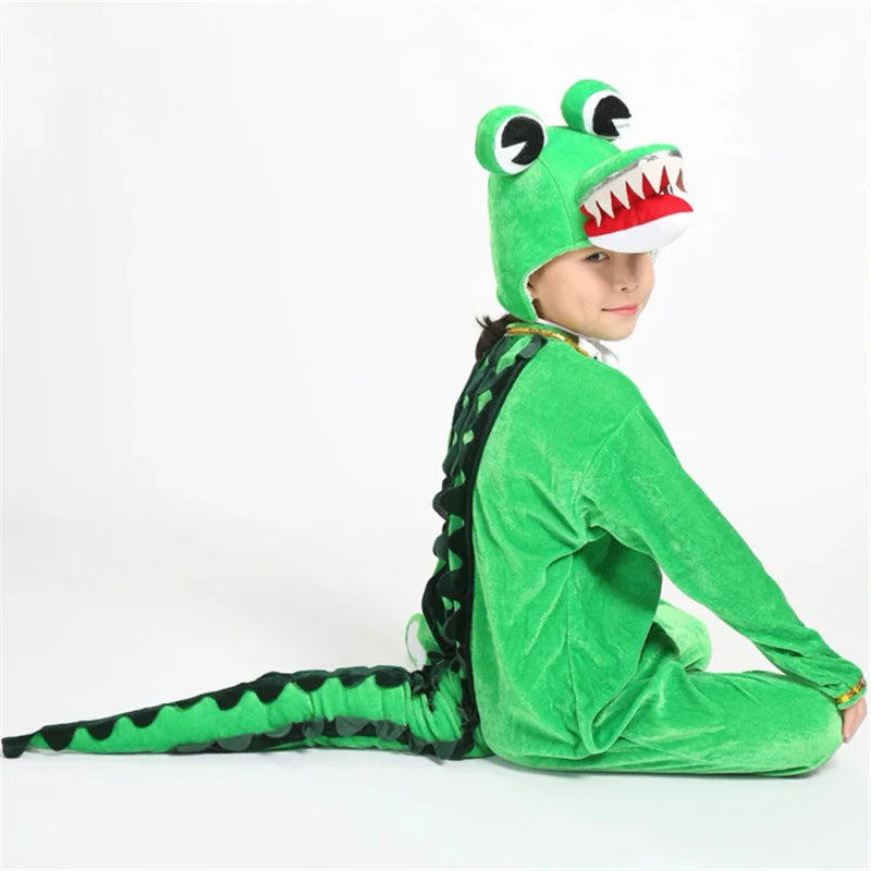 Kids' Unisex Dinosaur Hoodie Costume - Perfect for Halloween Fun!