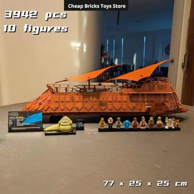 Jabba Barge Building Blocks | 3942 Pcs | Toylandeu™