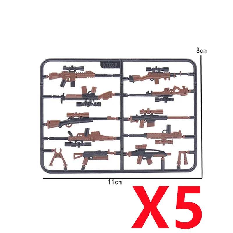 Premium Building Blocks Set Camouflage Military Equipment With Roadblock And Aircraft Parts For Kids - ToylandEU