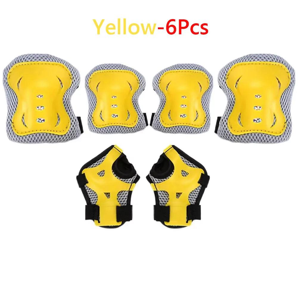 Youth Knee Elbow Pads | Soft Knit 6 Piece | Toylandeu™