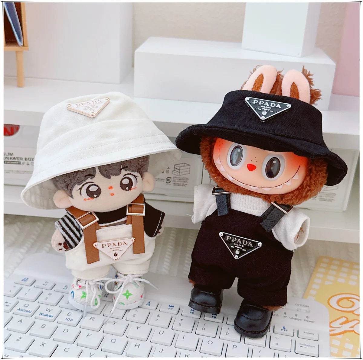 Labubu V1v2v3 17cm Sitting Party Macaron Fashion Set - ToylandEU