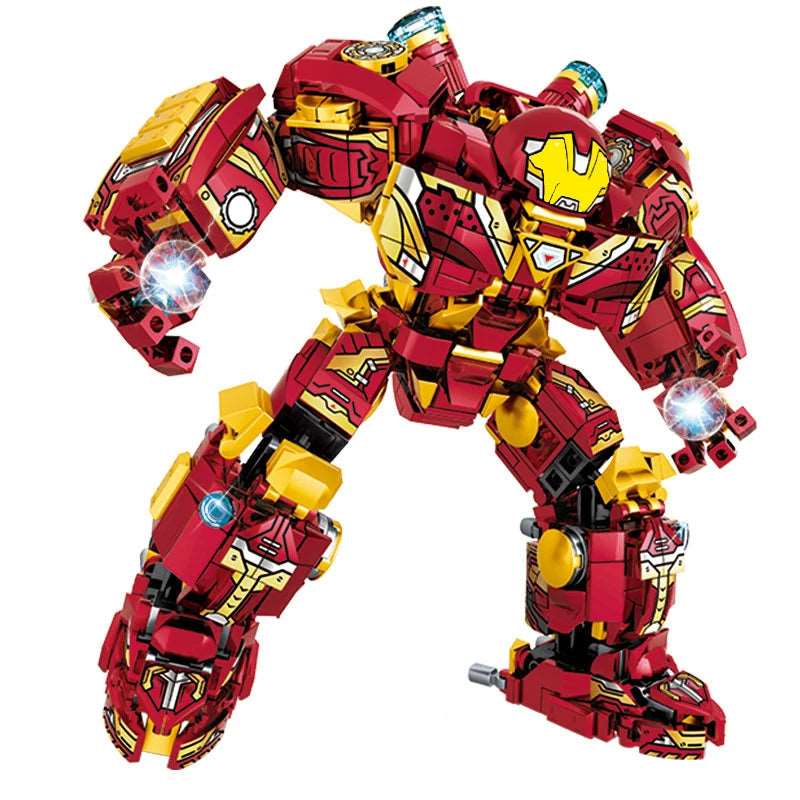 Boys' Superhero Mecha Building Blocks Set with Super Armor Robot Design - ToylandEU