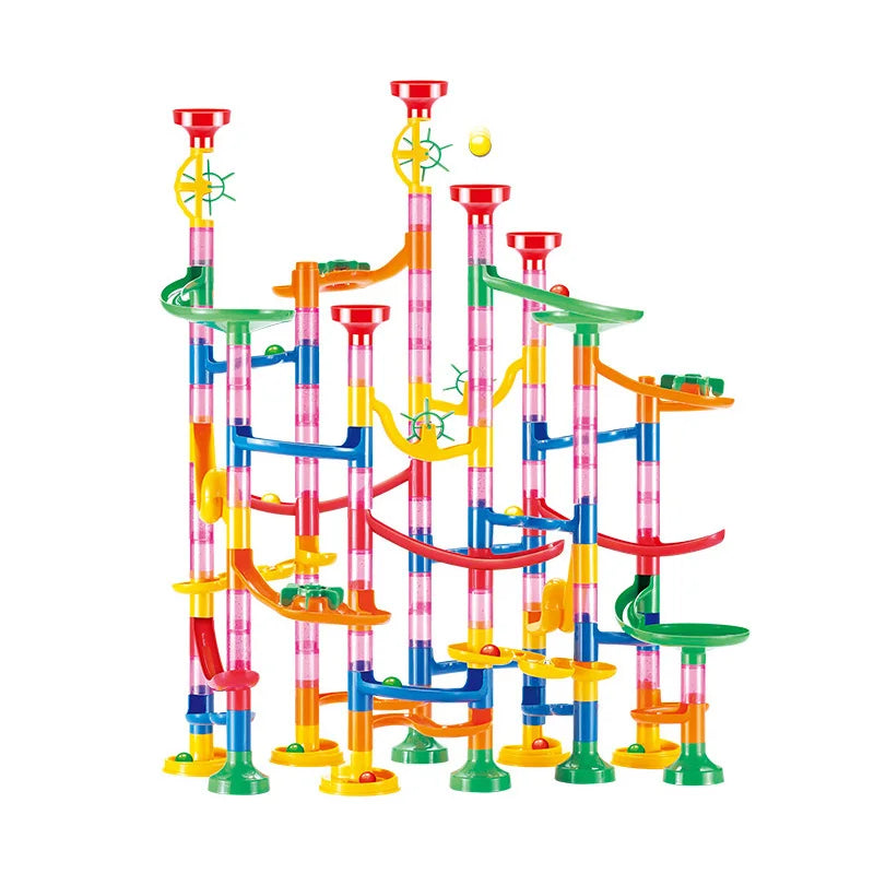 Creative Marble Run Building Blocks Set - STEM Educational Toy for Kids