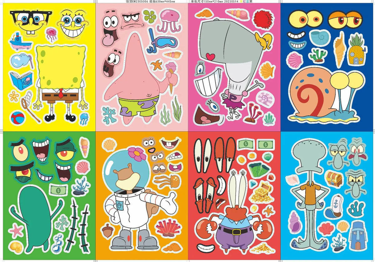 SpongeBob Jigsaw Puzzle | Age 14 Years | Educational DIY Assembly | Family Gift