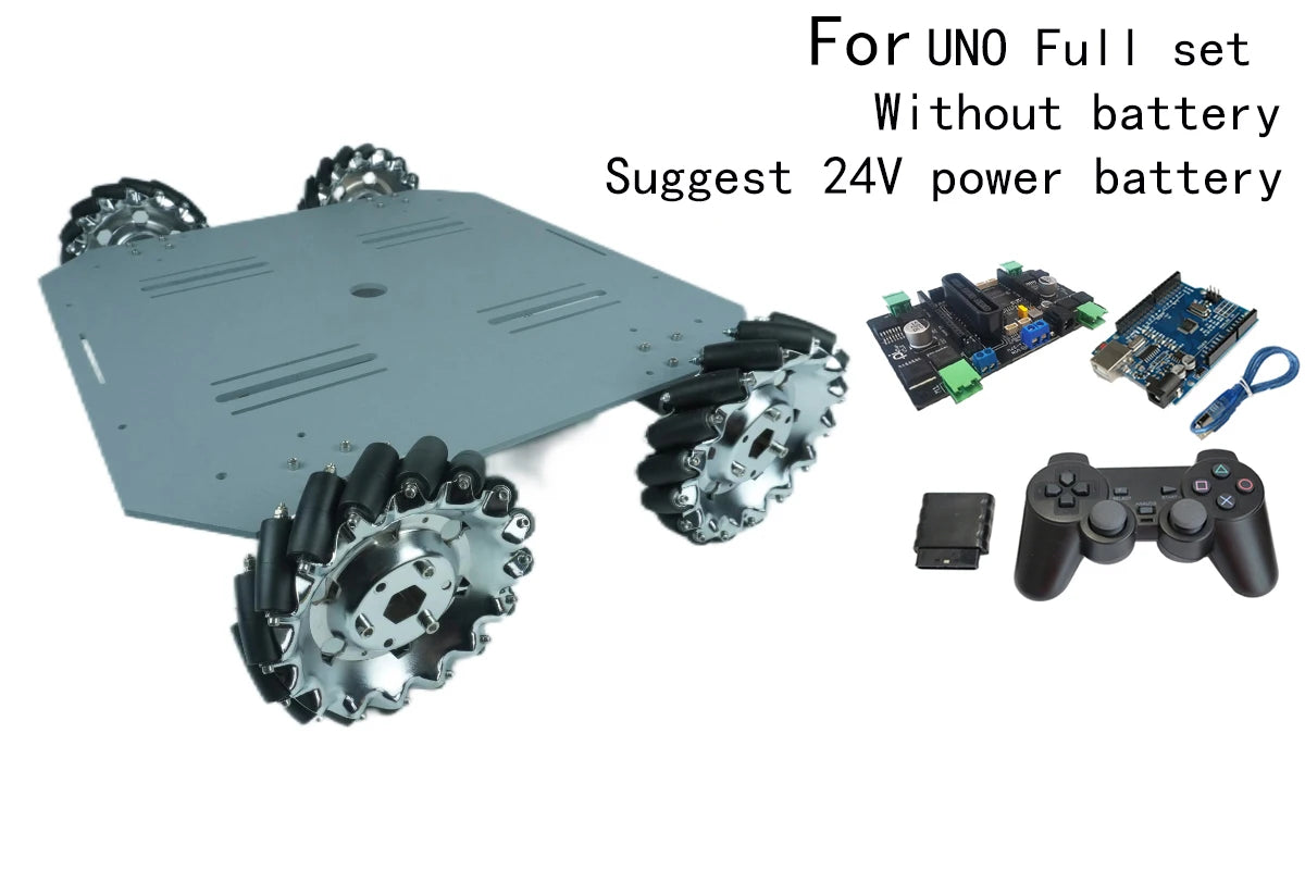 RC Car Chassis | 81kg Load Capacity | 4WD Mecanum Wheel