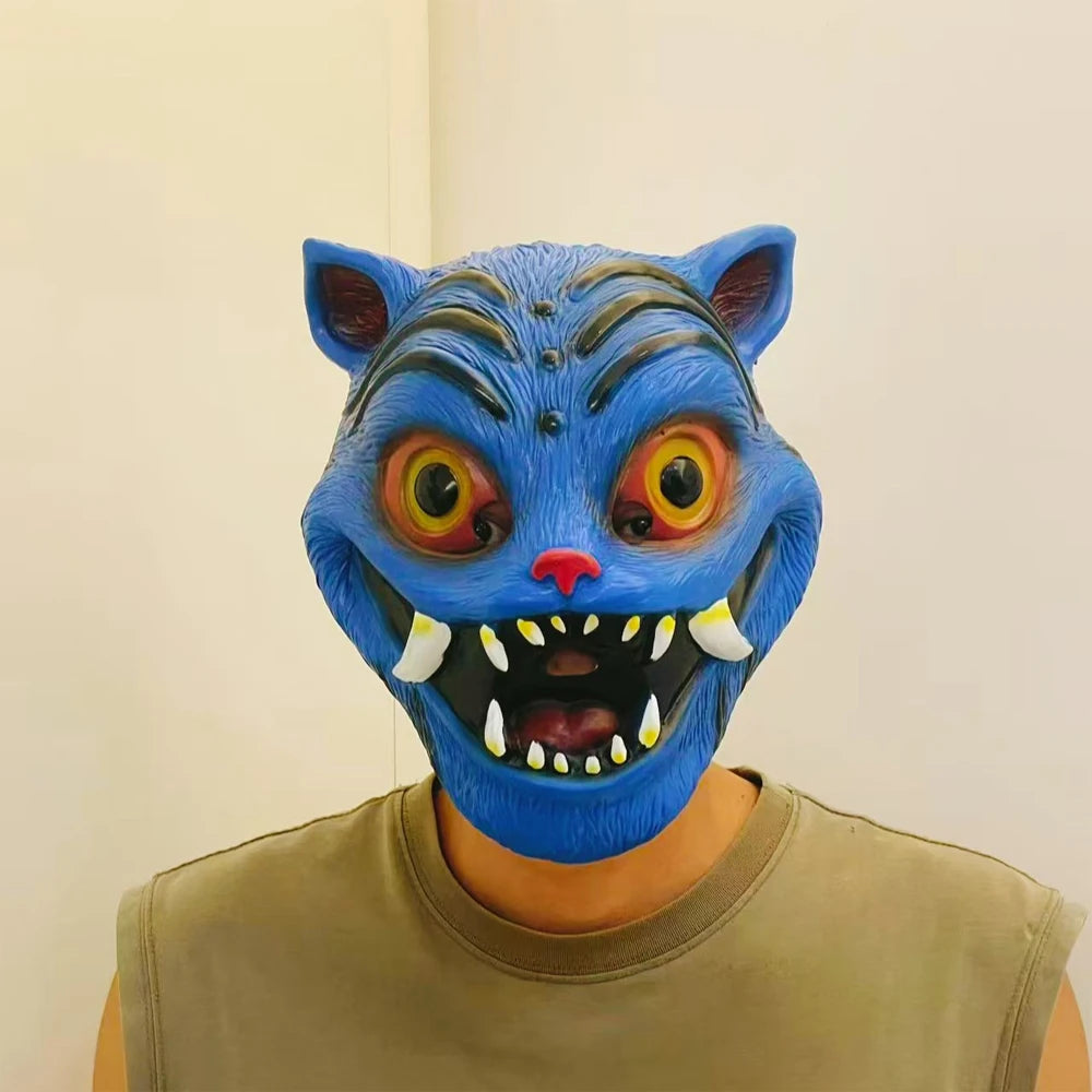 Cosplay Mask | Derpy Tiger | Latex Material | Adult Unisex
