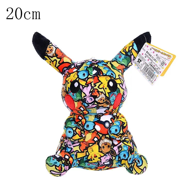 Tepig Oshawott Pokemon Stuffed Doll Pokemon Pikachu Sleeping Series Sylveon Glaceon Leafeon Gengar Plush Piplup Peluche Toy Gift - ToylandEU
