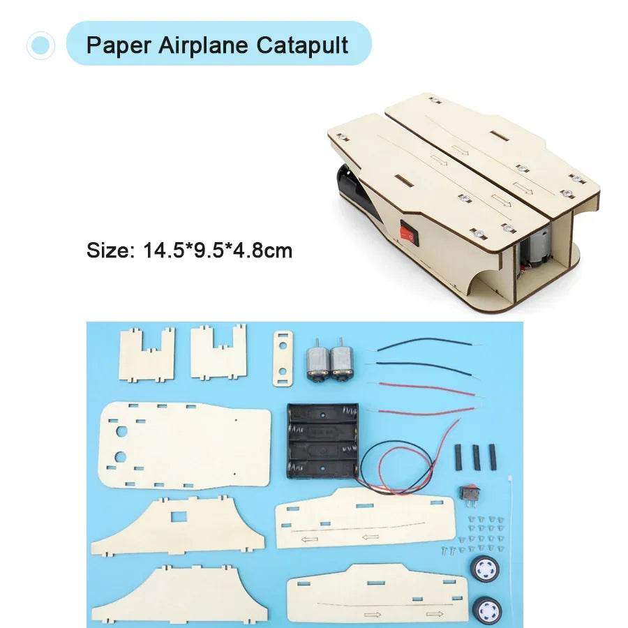 DIY Science Toys Children Educational STEM Kits Car Dinosaur Model Technologia Experimental Tool Wood Puzzle Games School Supply - ToylandEU