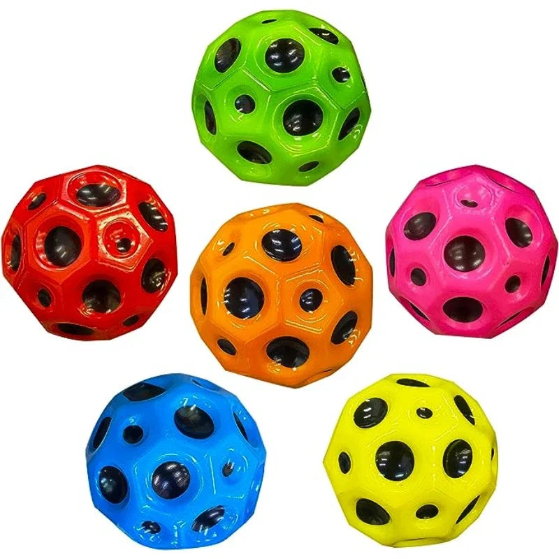 Ultimate Moon-Shaped Bouncy Ball - Stress Relief Toy for Dogs & Fun