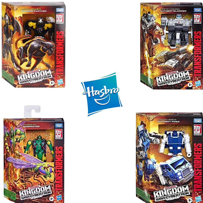 Transformers Action Figure | Kingdom Cheetor Blackarachnia | Hasbro 14 cm