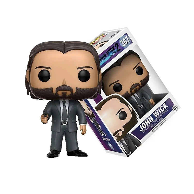 John Wick and Dog Vinyl Action Figure - 10CM Collectible - ToylandEU