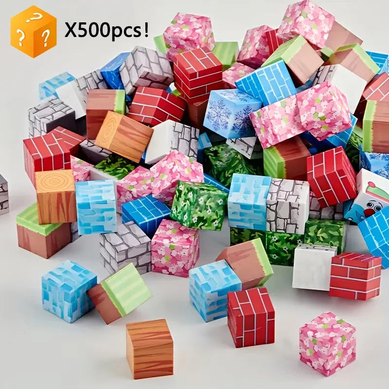 Magnetic Building Blocks | 50-500 Pcs | Six-Sided Magnetic Design | Ages 7-18+