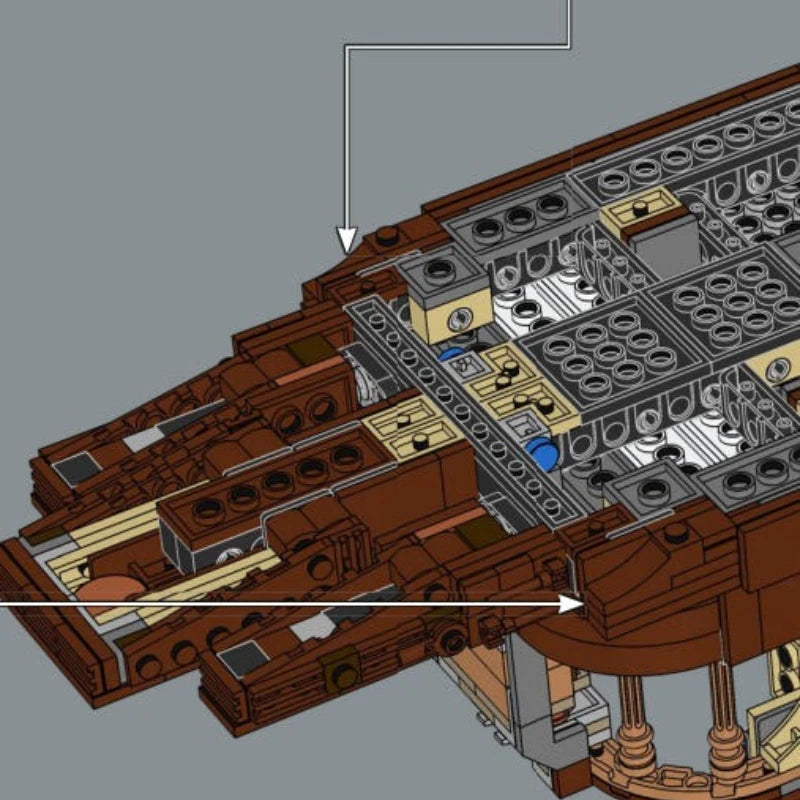 Building Blocks | 3942 Pieces Yacht | Toylandeu™
