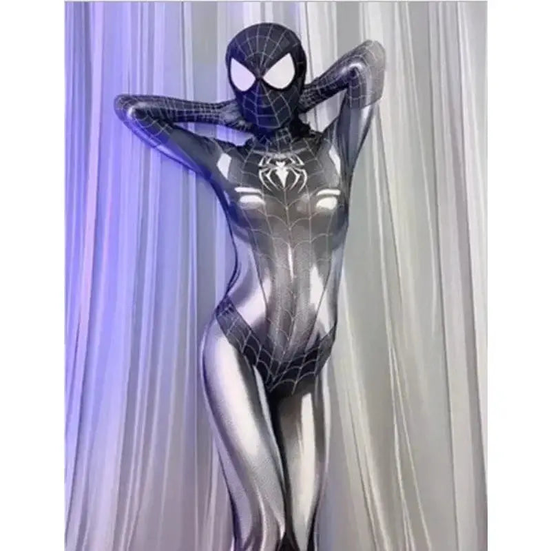Ladies' Halloween Party Ball Cosplay Spider Costumes Parallel Universe Female Hero Movie Cosplay Tight Performance Clothes - ToylandEU