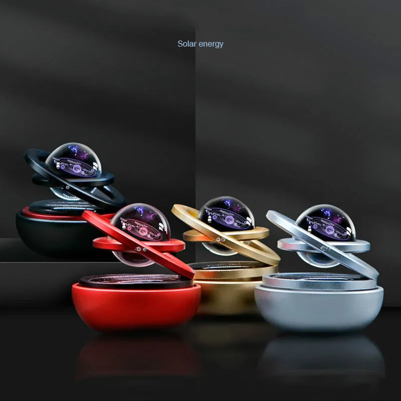 Solar-Powered Rotating Magnetic Levitation Car Ornament - ToylandEU