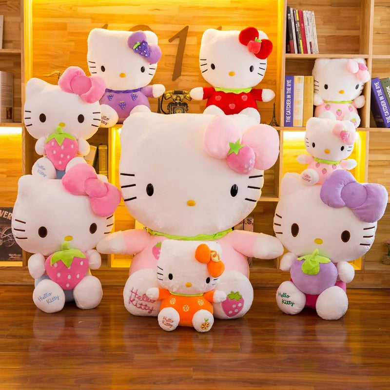 Big Size Sanrio Kawaii Hello Kitty Plush Toy Pillow Doll Cat Kt - ToylandEU