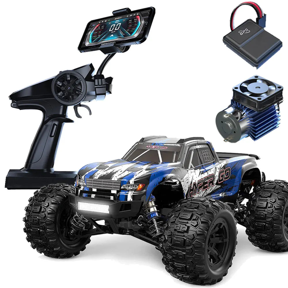 RC MJX Hyper Go H16H V3.0 High-Speed 4WD Off-Road Remote Control Truck with GPS