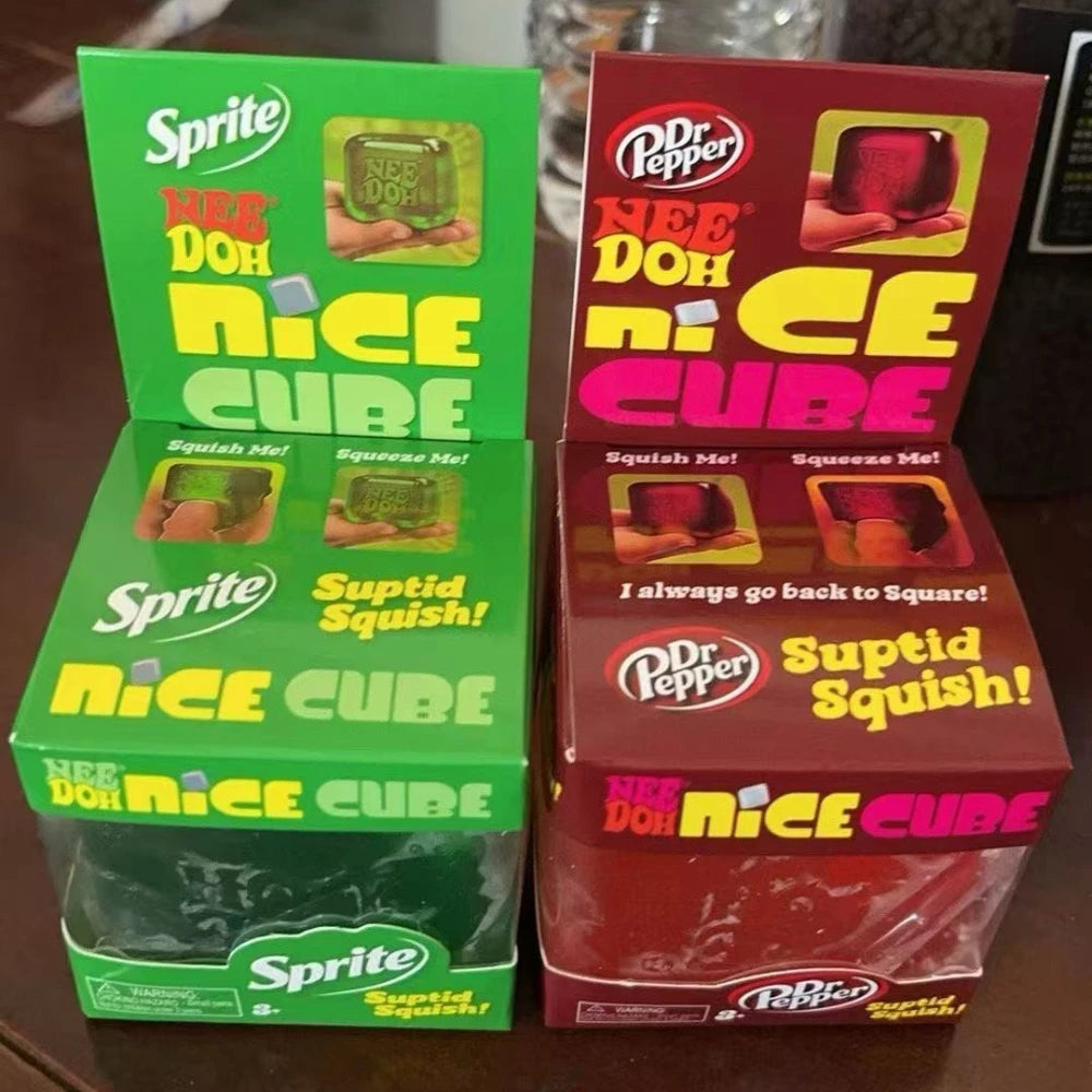 Nee Doh Fidget Cube | Soft Squeeze Relief | Mini Blind Box | Teens