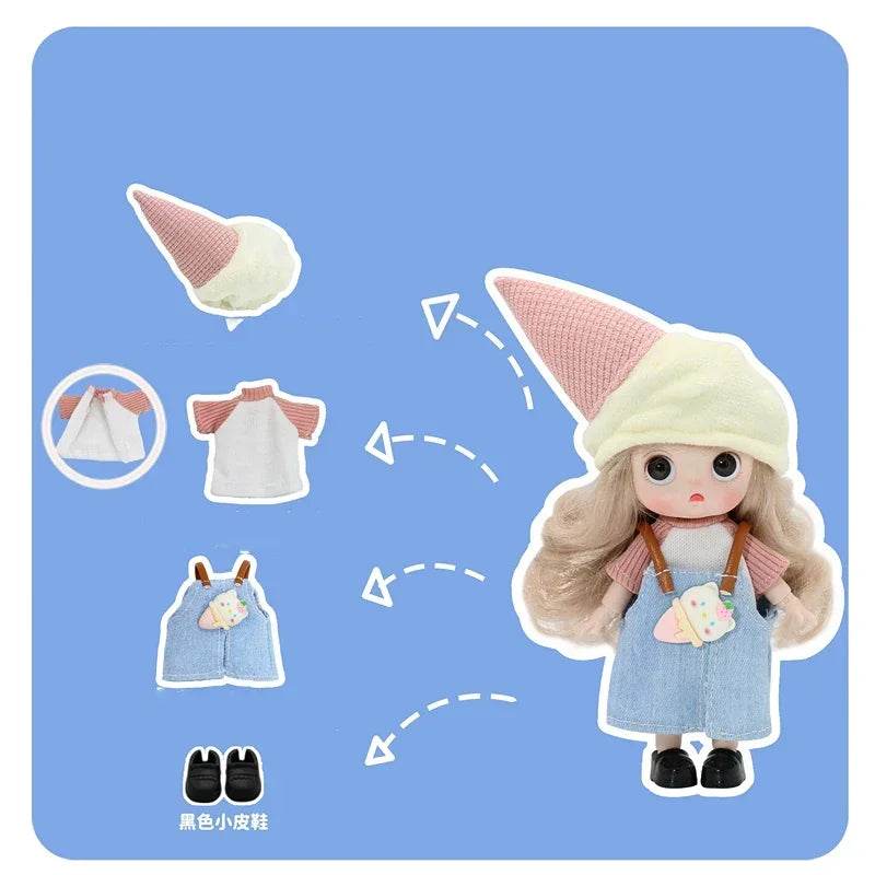 Ob11 Bjd Doll Boy Pig Face Piggy Ball-jointed Mini Doll Gift - ToylandEU