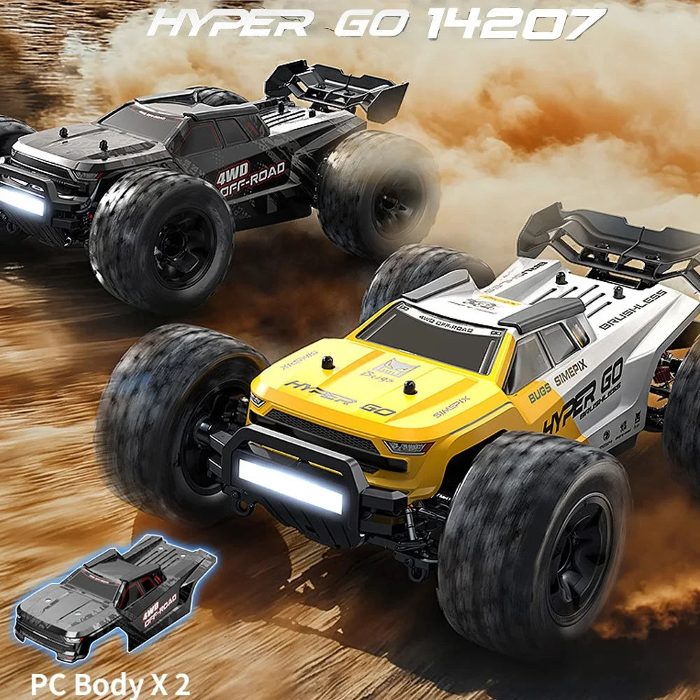 Hyper Go MJX 1/14 RC Car 4WD Brushless High-Speed Off-Road