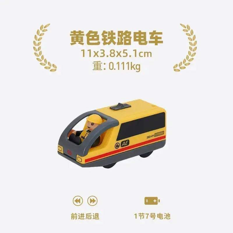 Durable Diecast Locomotive Train Set For Wooden Tracks - ToylandEU