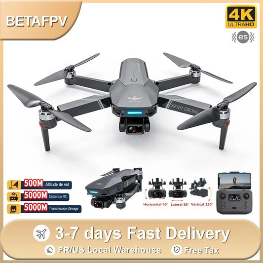 4K GPS Drone with 3-Axis Gimbal & Brushless Motor for Aerial Mastery