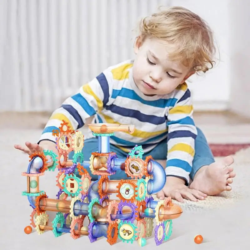 Marble Maze Marble Works Building Blocks Construction Toy Set