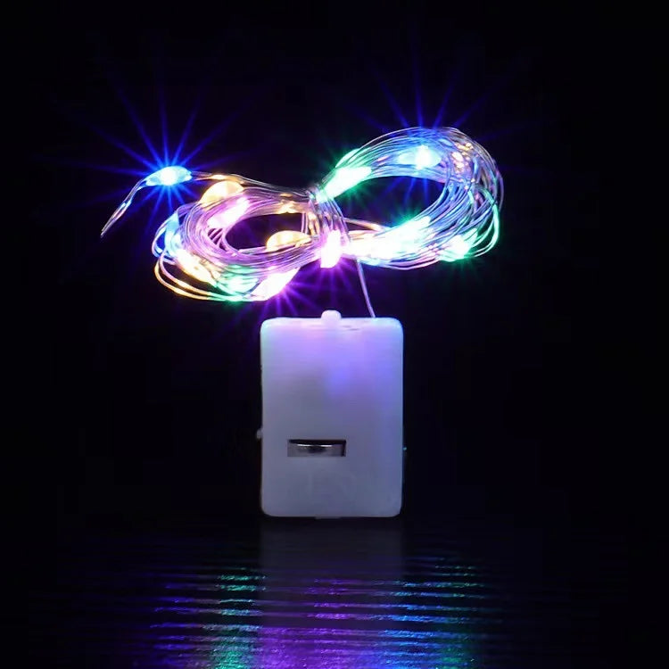 Fairy String Lights | Battery Powered | Warm White LEDs | 3 Lighting Modes Party Decor