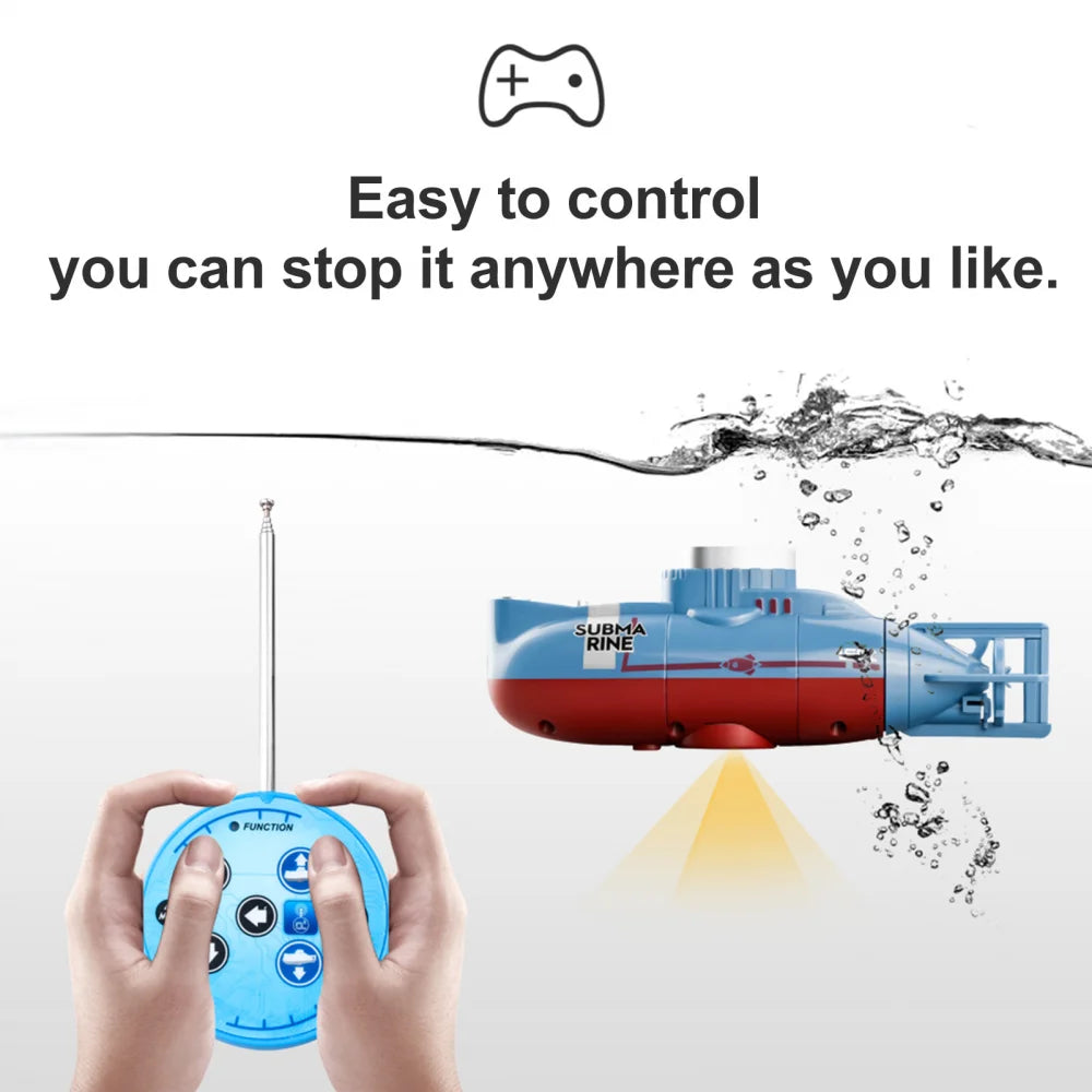 Explore the Depths with the Mini RC Submarine Boat - ToylandEU