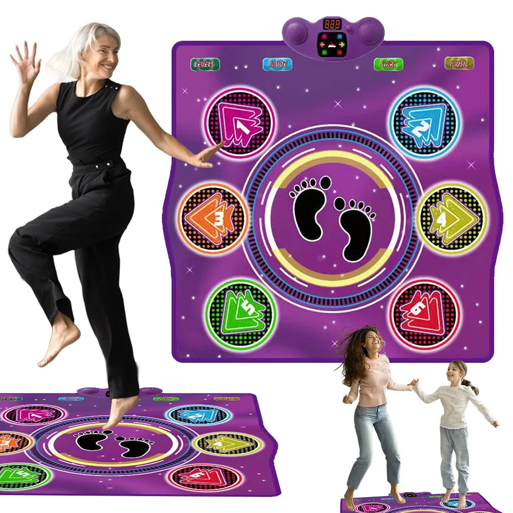 Wireless Bluetooth Dance Mat for Family Fitness and Fun