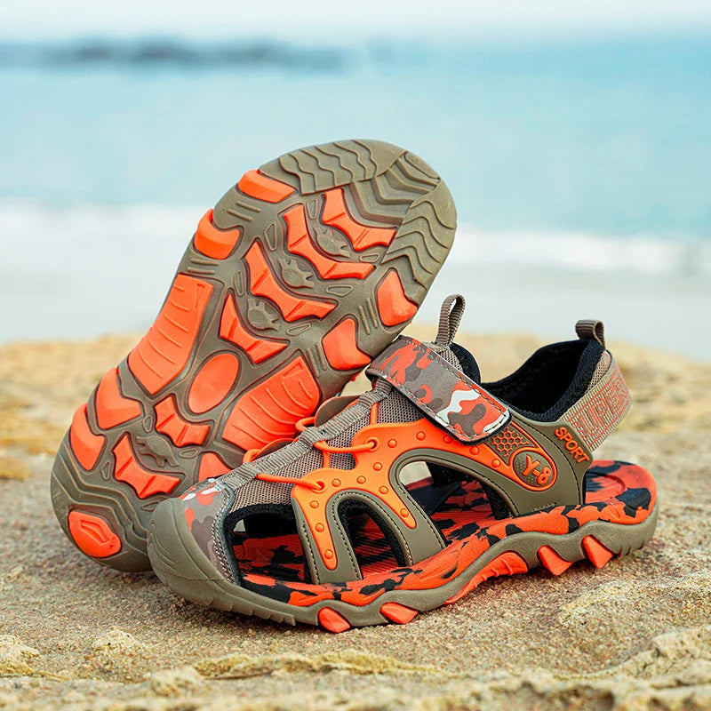 Kids Outdoor Sandals | Non-Slip | Breathable | Ages 7-13