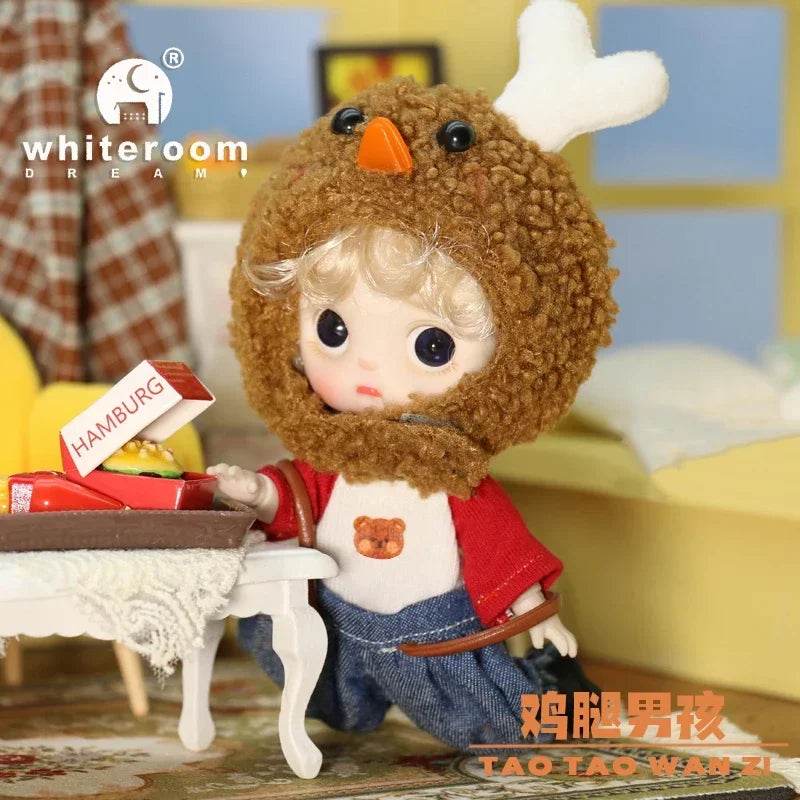 Ob11 Bjd Doll Boy Pig Face Piggy Ball-jointed Mini Doll Gift - ToylandEU