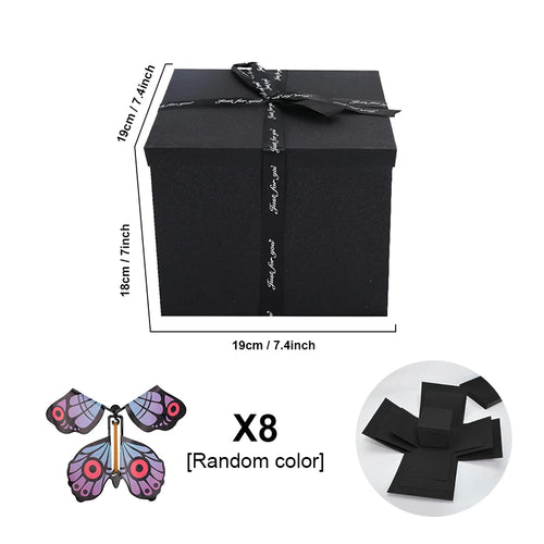 Handmade Surprise Gift Box Explosion Butterfly Fairy Flying Toy Toyland EU